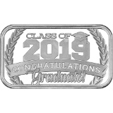 Congratulations Class Of 2019 .999 Silver 1 oz Bar