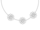 Beautiful 18K White Gold Light Weight Necklace