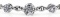 14K WHITE GOLD 5 CTW G-H I1/I2 DIAMOND AND CHAIN LINK BRACELET