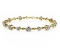 14K YELLOW GOLD 5 CTW G-H I1/I2 DIAMOND AND CHAIN LINK BRACELET