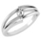 Certified Gold MADE IN ITALY Styles Ring For beautiful ladies 14k White Gold MADE IN ITALY