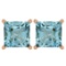 Certified 11.24 Ctw Genuine Aquamarine 14K Rose Gold Stud Earrings Made In USA