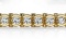 14K YELLOW GOLD 1 CTW G-H SI2/SI3 ROUND PRONG SET TENNIS BRACELET