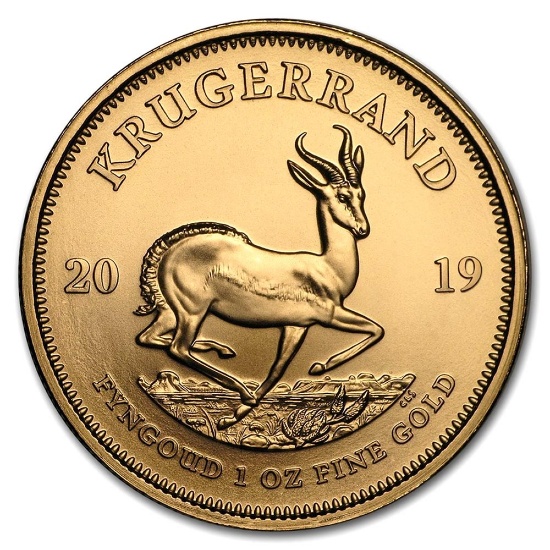 South Africa Gold Krugerrand 1 Ounce 2019