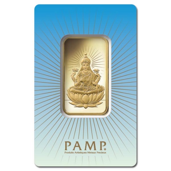 PAMP Suisse 1 Ounce Gold Bar - Lakshmi