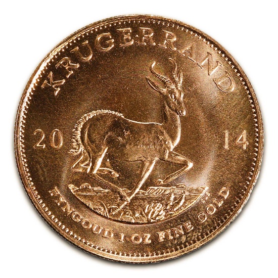 South Africa Gold Krugerrand 1 Ounce 2014