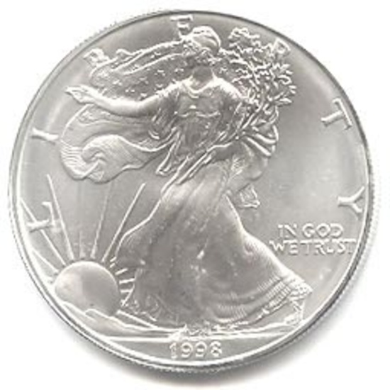 1998 1 oz Silver American Eagle BU