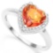 .925 STERLING SILVER 1.73 CTW AZOTIC GEMSTONE & DIAMOND COCKTAIL RING