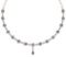 Certified 21.11 Ctw Diamond Necklace For Ladies 14K Rose Gold (SI2/I1)