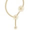 Gold Follower Necklace 18K Yellow Gold MADE IN ITALY