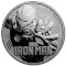 2018 Tuvalu 1 oz Silver $1 Marvel Series Iron Man Coin BU