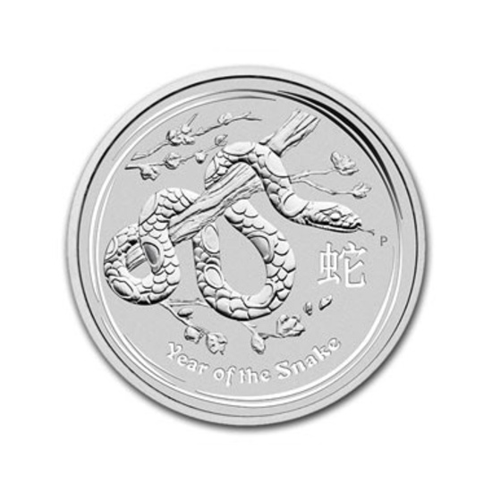 2013 Australia 5 oz Silver Lunar Snake