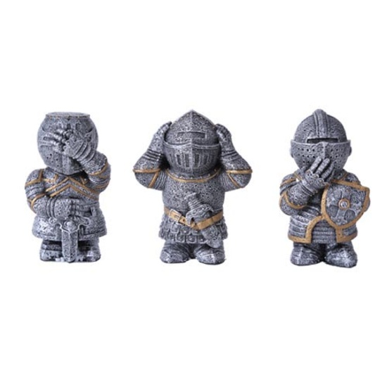 NO EVIL KNIGHTS SET OF 3