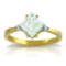 1.77 Carat 14K Solid Gold Ring Diamond Aquamarine
