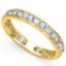 CERTIFIED 0.45 CT TANZANITE AND 0.6 CT CZ 14KT SOLID YELLOW GOLD RING