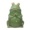 CERAMIC MEDITATING FROG