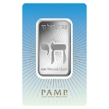 PAMP Suisse Silver Bar 1 oz - Am Yisrael Chai