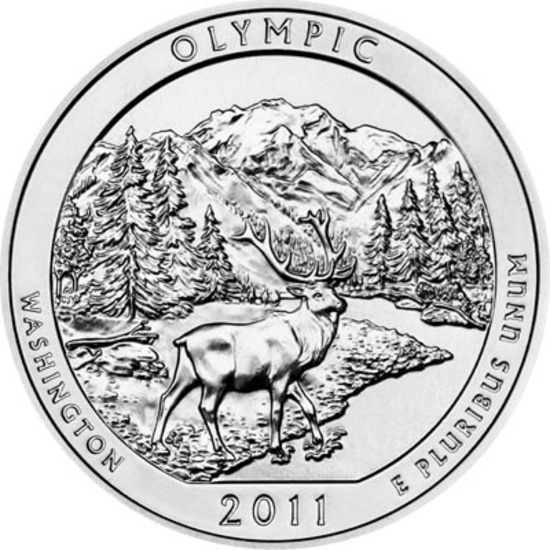 2011 Silver 5oz. Olympic ATB
