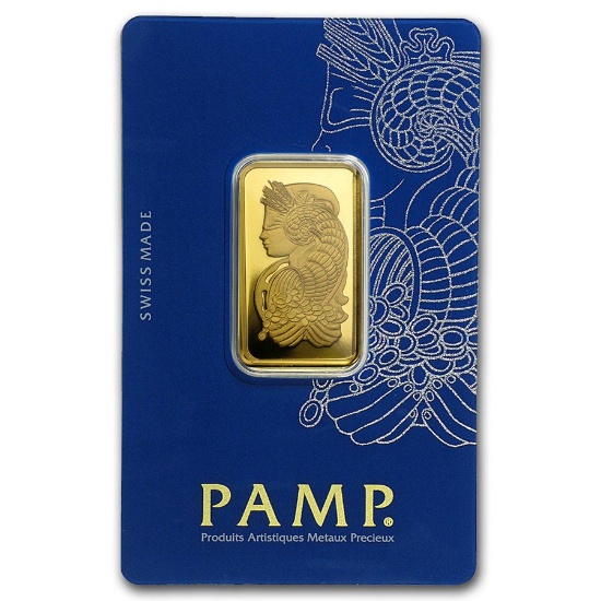 PAMP Suisse 20 Gram Gold Bar - Lady Fortuna