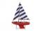 Wooden It Floats American Captain Model Sailboat 12in.