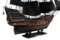 Wooden Black Barts Royal Fortune White Sails Limited Model Pirate Ship 26in.
