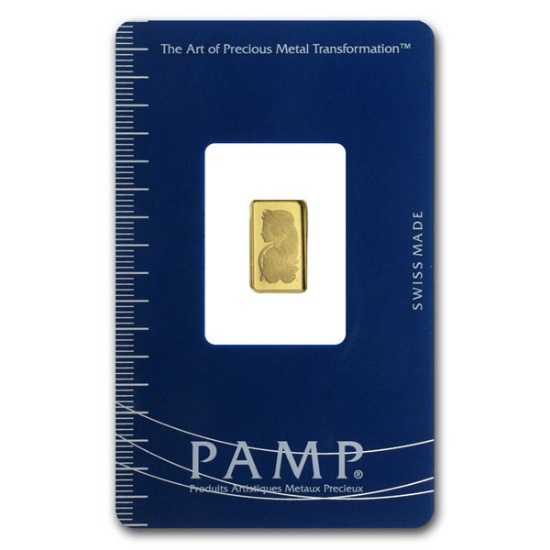 PAMP Suisse One Gram Gold Bar