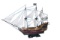 Blackbeards Queen Annes Revenge Model Pirate Ship 36in. - White Sails