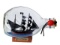 Black Barts Royal Fortune Pirate Ship in a Bottle 7in.