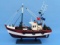 Wooden Stars and Stripes Model Fishing Boat 14in.