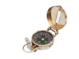 Solid Brass Military Compass 4in.