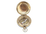 Solid Brass Scouts Push Button Compass 2in.