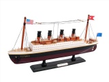 Wooden RMS Titanic Model Cruise Ship 14in.