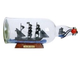 Calico Jacks The William Model Ship in a Glass Bottle 11in.