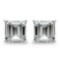 Certified .50 CTW Raident Diamond 14K White Gold Earring