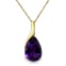 5 Carat 14K Solid Gold Anyrhing For You Amethyst Necklace