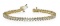 14K YELLOW GOLD 3 CTW G-H VS2/SI1 CLASSIC 2 PRONG DIAMOND TENNIS BRACELET