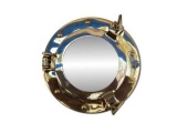 Brass Decorative Ship Porthole Mirror 8in.