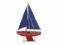 Wooden It Floats American Anchor Model Sailboat 12in.