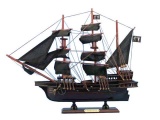 Wooden Black Barts Royal Fortune Model Pirate Ship 20in.