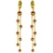 9.02 Carat 14K Solid Gold Chandelier Earrings Citrine