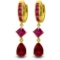 7.72 Carat 14K Solid Gold Stunner Cubic Zirconia Earrings