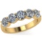 Certified 1.00 CTW Round Diamond 14K Yellow Gold Ring