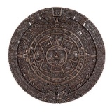 AZTEC CALENDAR PLAQUE BRONZE