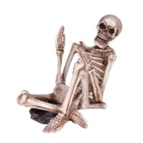 SKELETON WINE BOTTLE HOLDER