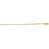 Solid 14K Yellow Gold Oval Link Chain 042 20in. Metal Weight: 3.9 gr 1.7 mm