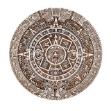 AZTEC CALENDAR PLAQUE