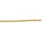 Solid 14K Yellow Gold DC Rope Chain 16in. Metal Weight: 21.9 gr 4 mm