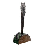 GRAY WOLF PEN W/ STAND