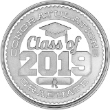 Congratulations Class Of 2019 .999 Silver 1 oz Round