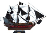 Black Pearl Pirates of the Caribbean Limited Model Ship 24in. - Black Sails